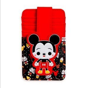 Disney Parks Mickey Mouse Food Icons Card Wallet NWT
